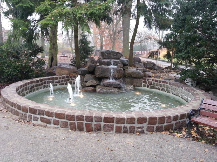 Stargard fontanna park Chrobrego